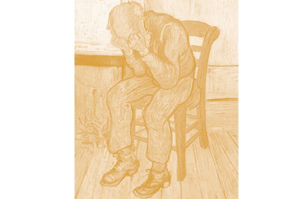 Sorrowing Old Man (At Eternity's Gate), an 1890 portrait by Vincent van Gogh